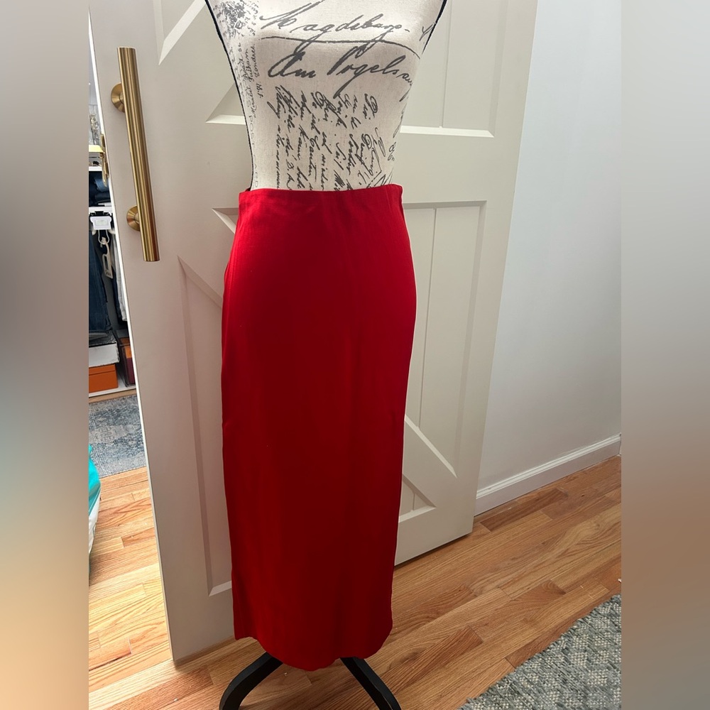 Zara red skirt size S